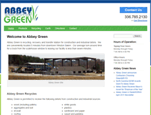 Tablet Screenshot of abbeygreen.com