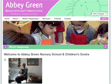 Tablet Screenshot of abbeygreen.org